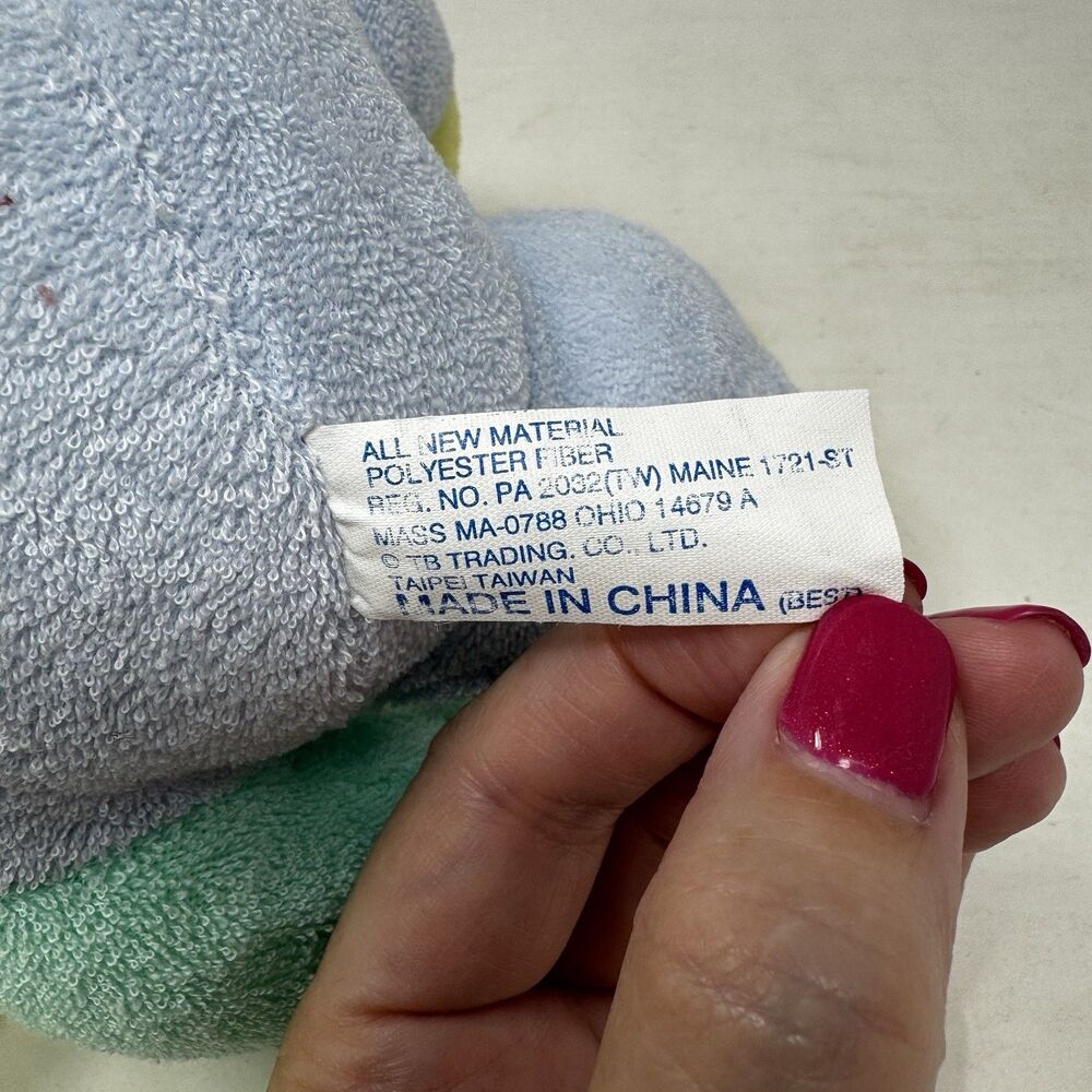 Vintage TB Trading Company Pastel My First Chick Plush Terry Cloth Rattle Easter - Picture 2 of 6